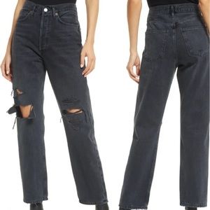 AGOLDE 90s jeans in washed black